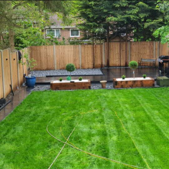A garden with Lawn Lime