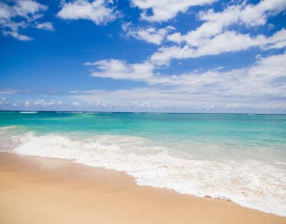 A beautiful beach scene